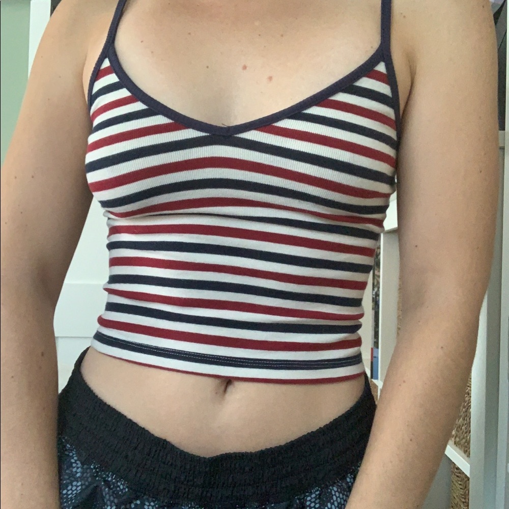 Striped Crop Top